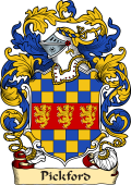 English or Welsh Family Coat of Arms (v.23) for Pickford