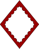 Diamond Shield-Bordure Inveckted