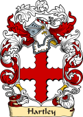 English or Welsh Family Coat of Arms (v.23) for Hartley