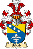 v.23 Coat of Family Arms from Germany for Schab