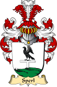 v.23 Coat of Family Arms from Germany for Sperl