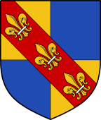 English Family Shield for Berenger or Beringer