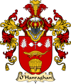 Irish Family Coat of Arms (v.25a) O'Hanraghan