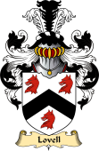 English Coat of Arms (v.23) for the family Lovell