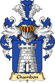French Family Coat of Arms (v.23) for Chambon