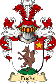 v.23 Coat of Family Arms from Germany for Fuchs