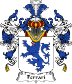 Italian Family Coat of Arms (v.25b) Ferrari or Ferraro