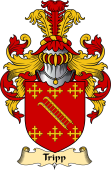 English Coat of Arms (v.23) for the family Tripp
