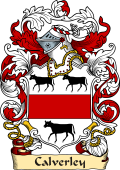 English or Welsh Family Coat of Arms (v.23) for Calverley (Cheshire)