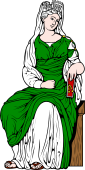 Gods and Goddesses Clipart image: Rhea