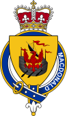 Families of Britain Coat of Arms Badge for: Macdonald (Scotland)