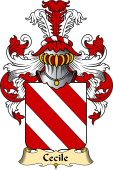 French Family Coat of Arms (v.23) for Cecile