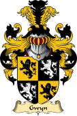Welsh Family Coat of Arms (v.23) for Gwyn (Sir John, of Trewyn)
