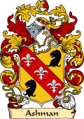 English or Welsh Family Coat of Arms (v.23) for Ashman (Lymington, Wiltshire)