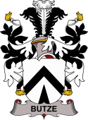 Coat of arms used by the Danish family Butze