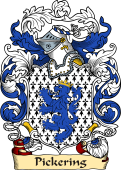 English or Welsh Family Coat of Arms (v.23) for Pickering