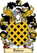 English or Welsh Family Coat of Arms (v.23) for Belew (or Bellew)