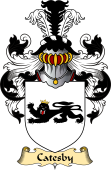 English Coat of Arms (v.23) for the family Catesby