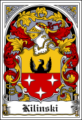 Polish Coat of Arms Bookplate for Kilinski