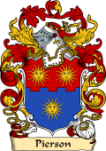 English or Welsh Family Coat of Arms (v.23) for Pierson