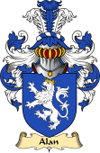Scottish Family Coat of Arms (v.23) for Alan