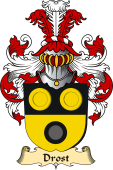 v.23 Coat of Family Arms from Germany for Drost