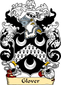 English or Welsh Family Coat of Arms (v.23) for Glover