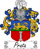 Araldica Italiana Coat of arms used by the Italian family Prata