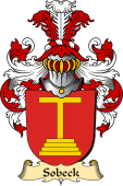 v.23 Coat of Family Arms from Germany for Sobeck