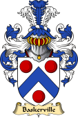 Welsh Family Coat of Arms (v.23) for Baskerville (of Eardisley, Herefordshire)