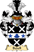 English Coat of Arms (v.23) for the family Bedell