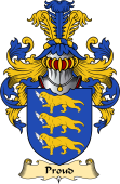 English Coat of Arms (v.23) for the family Proud (e)