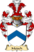 v.23 Coat of Family Arms from Germany for Metsch