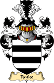 English Coat of Arms (v.23) for the family Tanke