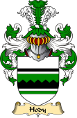 English Coat of Arms (v.23) for the family Hody