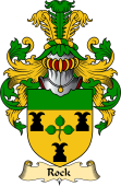 English Coat of Arms (v.23) for the family Rock (e)