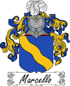 Araldica Italiana Coat of arms used by the Italian family Marcello