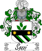 Araldica Italiana Coat of arms used by the Italian family Sozzi