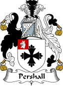 English Coat of Arms for the family Pershall or Peshall