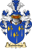 English Coat of Arms (v.23) for the family Bainbridge or Baynbridge