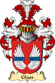 v.23 Coat of Family Arms from Germany for Glass