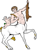 Gods and Goddesses Clipart image: Centaur (Chiron)