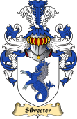 English Coat of Arms (v.23) for the family Silvester