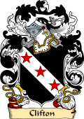 English or Welsh Family Coat of Arms (v.23) for Clifton