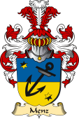 v.23 Coat of Family Arms from Germany for Menz