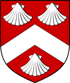 English Family Shield for Melbourne or Milborne