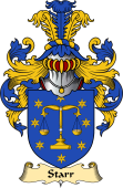 English Coat of Arms (v.23) for the family Starr