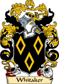 English or Welsh Family Coat of Arms (v.23) for Whitaker