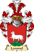 v.23 Coat of Family Arms from Germany for Lemmel