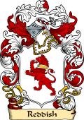 English or Welsh Family Coat of Arms (v.23) for Reddish (Dorsetshire and Lancashire)